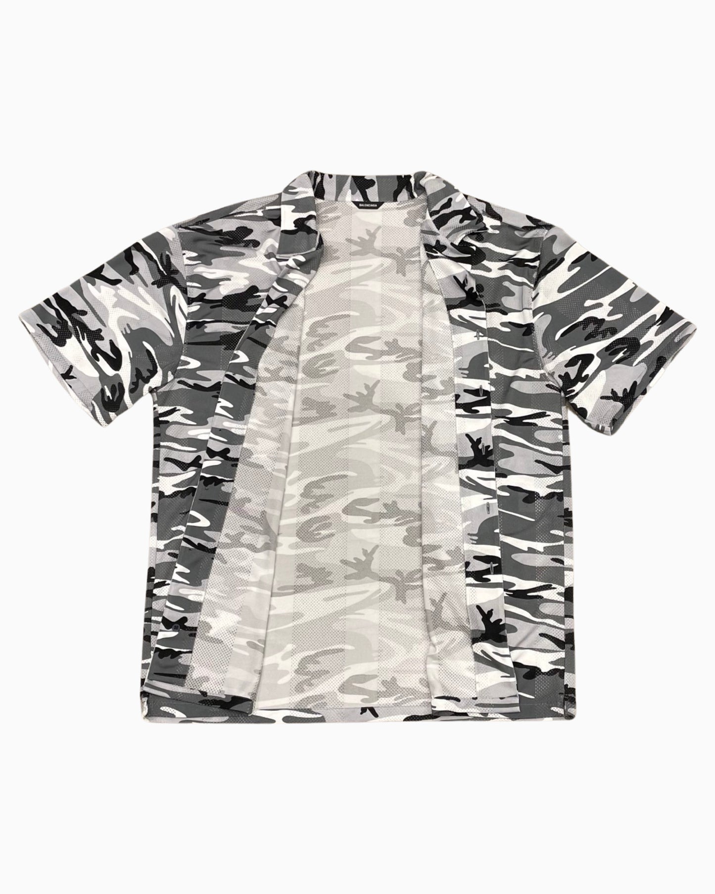 Balenciaga Military Camo Mesh Shirt