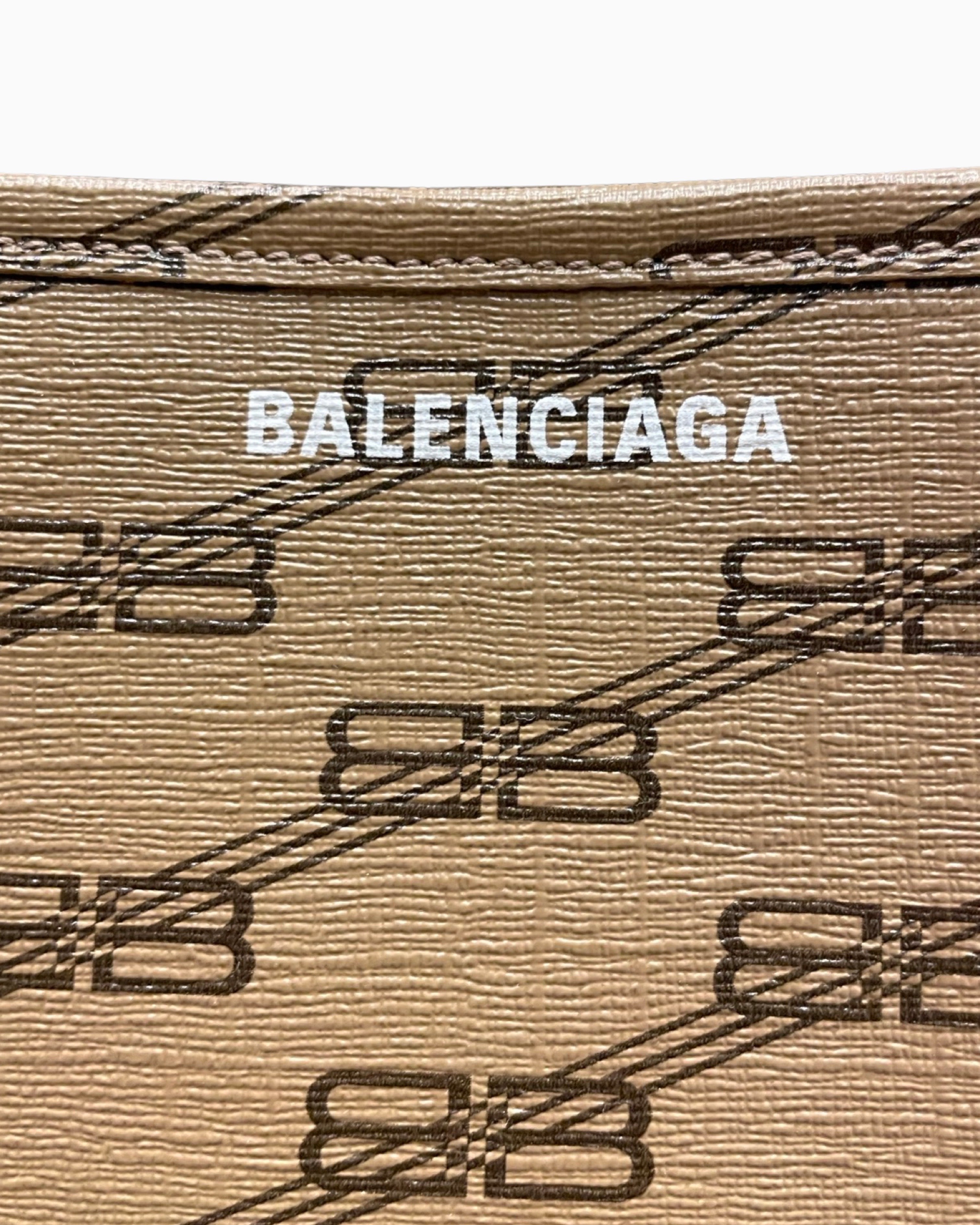 Shop Balenciaga Signature Large East-West Shopper Bag BB Monogram Coated  Canvas