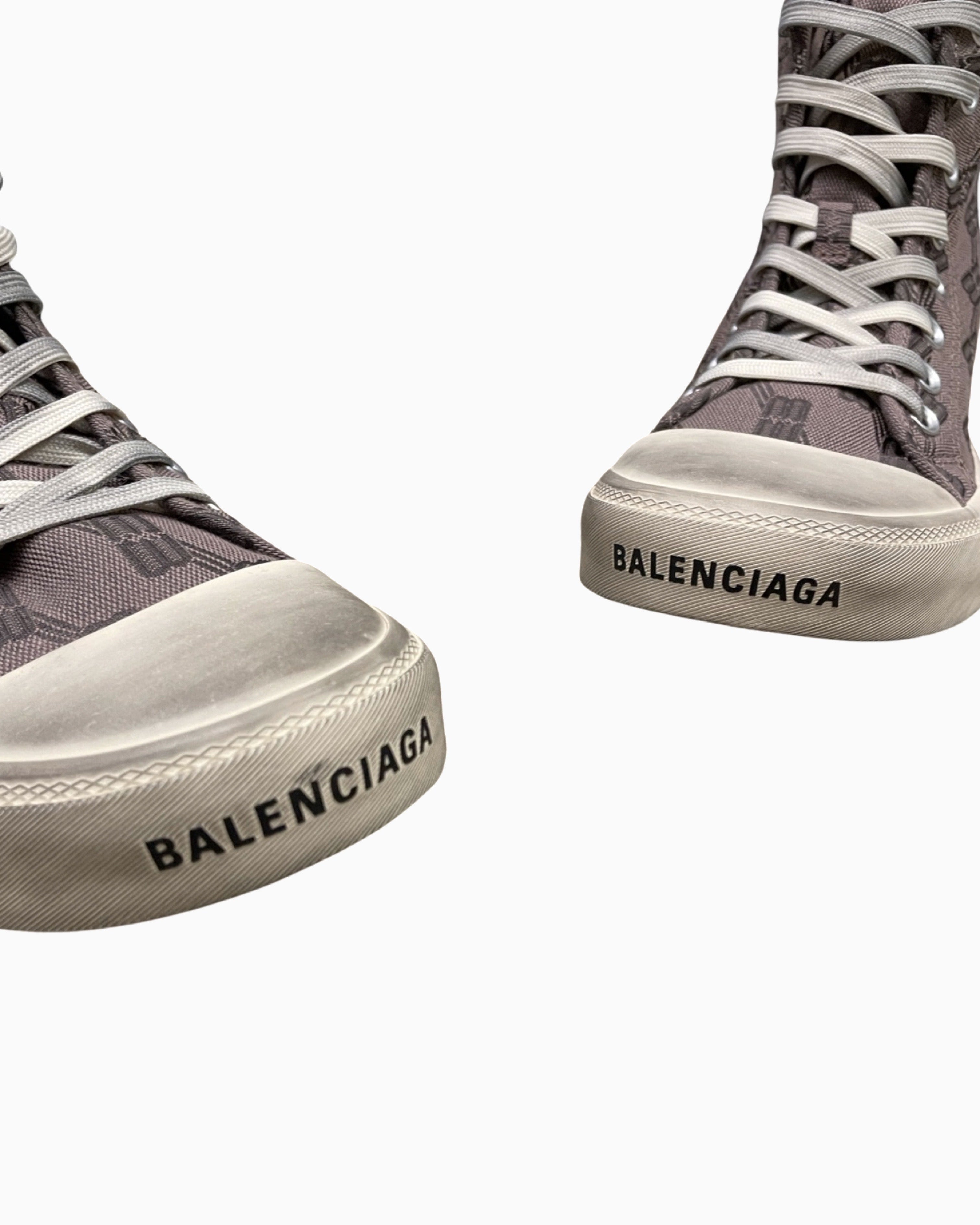 Balenciaga Paris BB Monogram High-Top Sneakers - Bergdorf Goodman