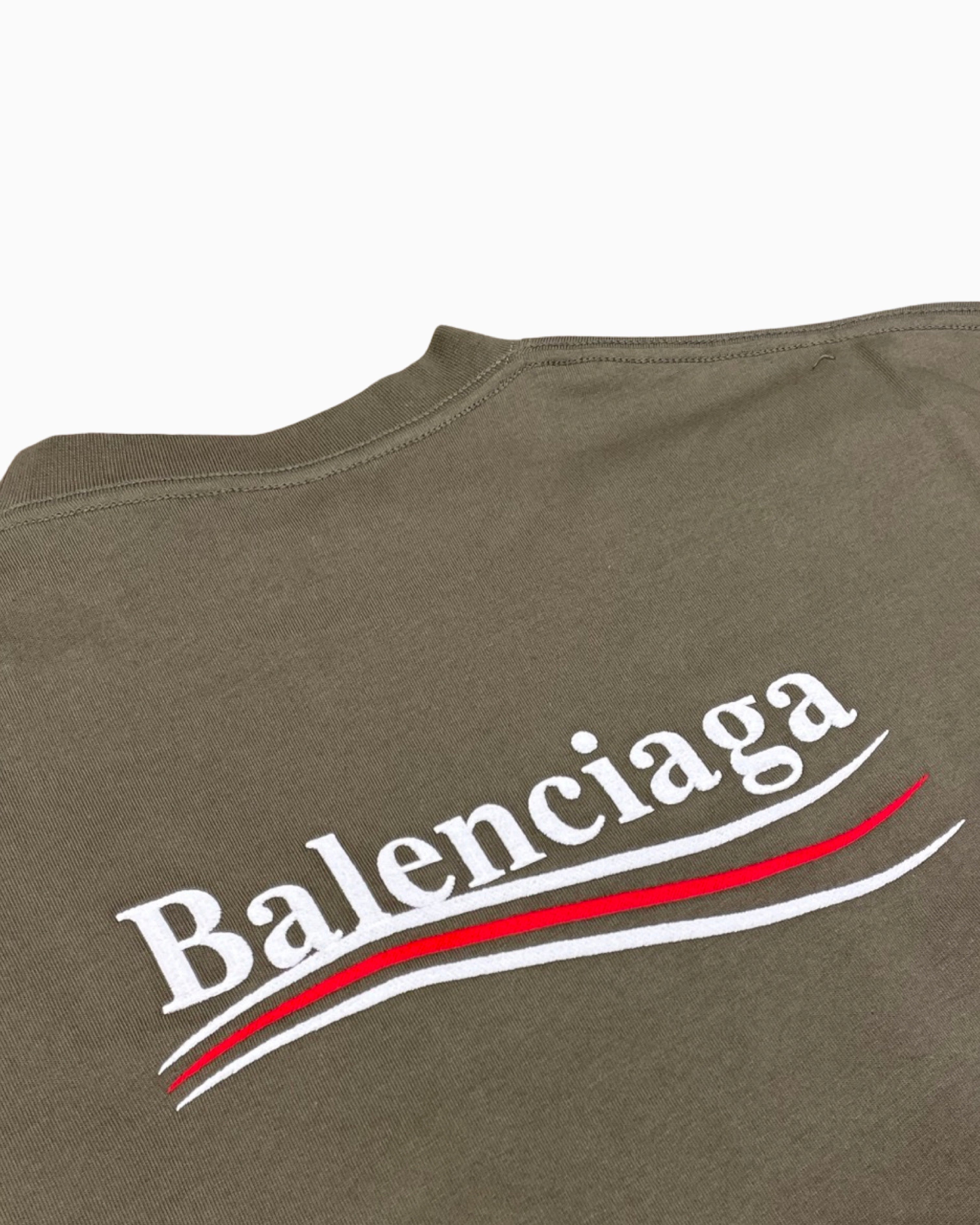 Balenciaga Political Campaign Tshirt in Black for Men  Lyst