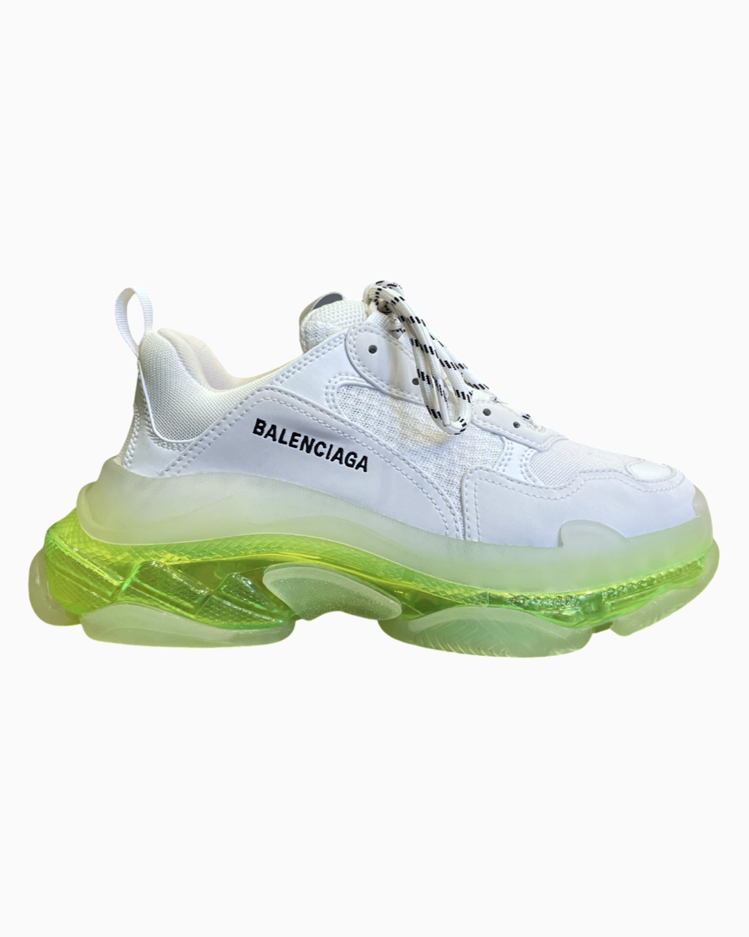 Balenciaga Triple S Sneaker Clear Sole Neon Yellow – FUTURO