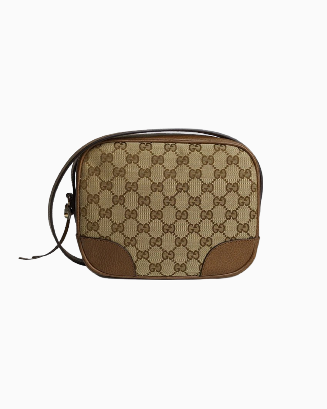 Gucci GG Supreme Bree Camera Crossbody Bag in Red NEW