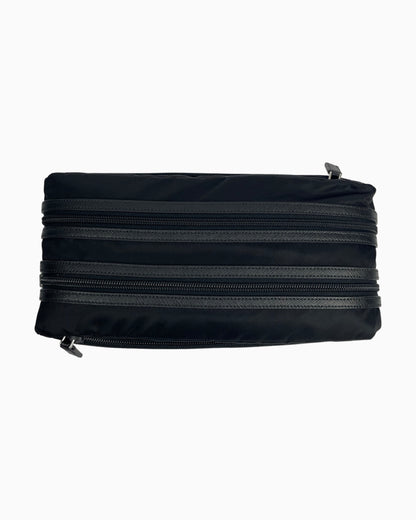 Prada Nylon Double Zip Toiletry Bag