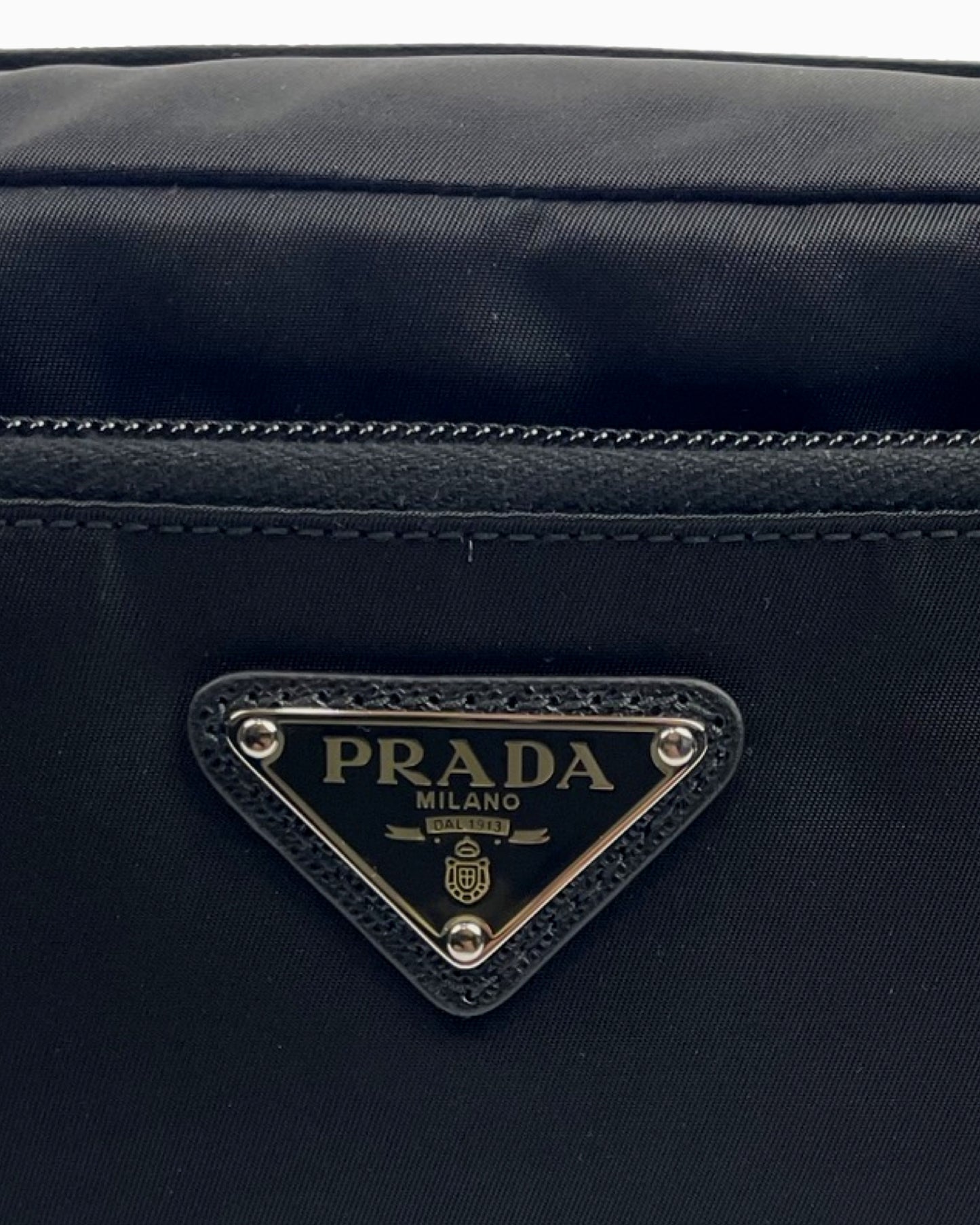 Prada Nylon Double Zip Toiletry Bag