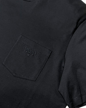 高い prada nylon pocket logo T-shirt - トップス