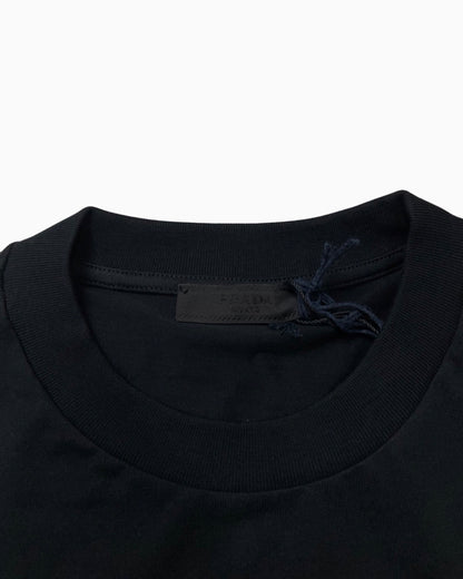 Prada Embroidered Chest Logo T-shirt