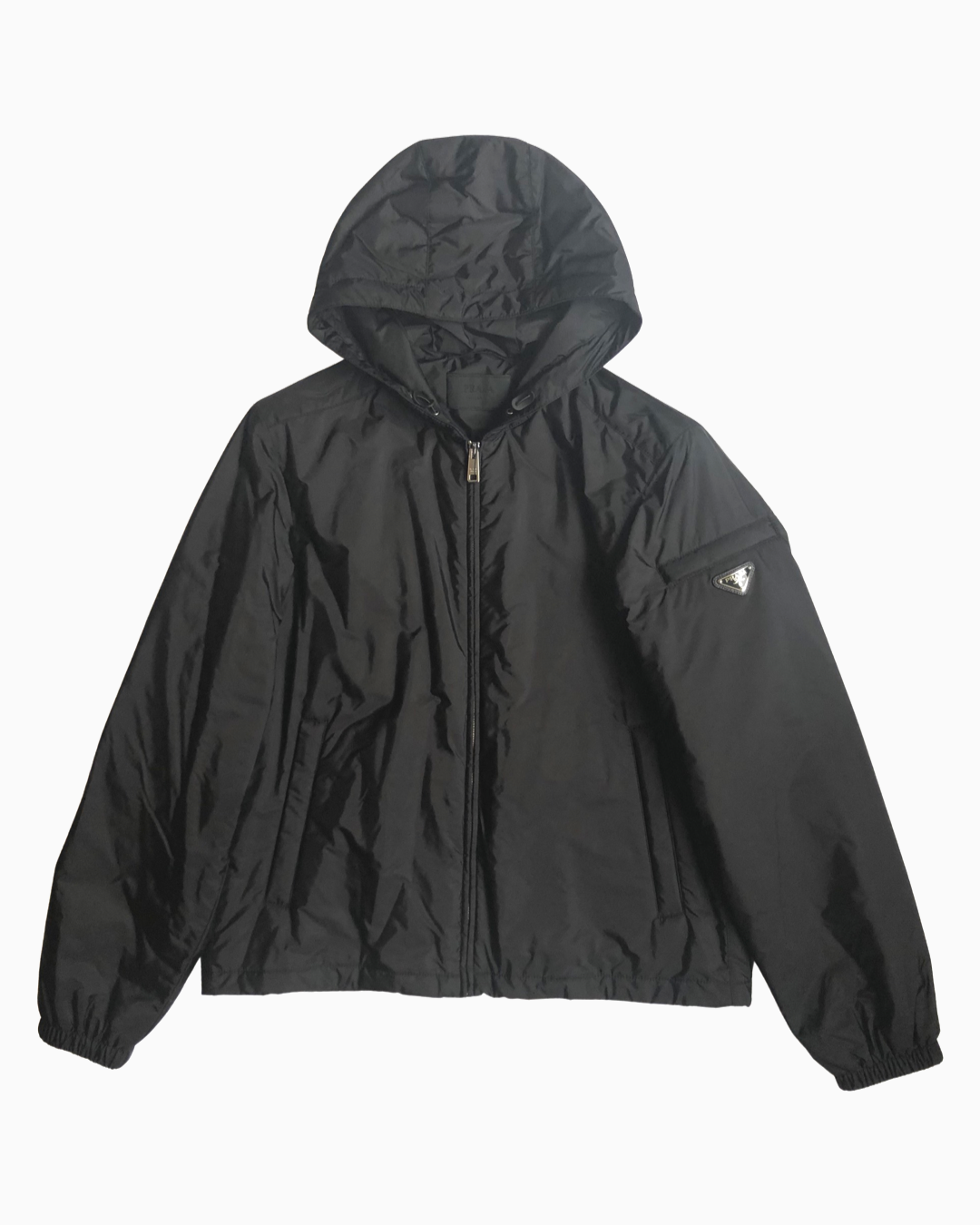 Prada top hooded windbreaker