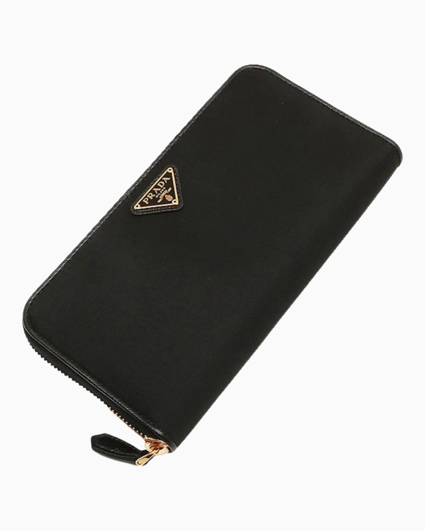 Prada Nylon Large Zip Around Wallet